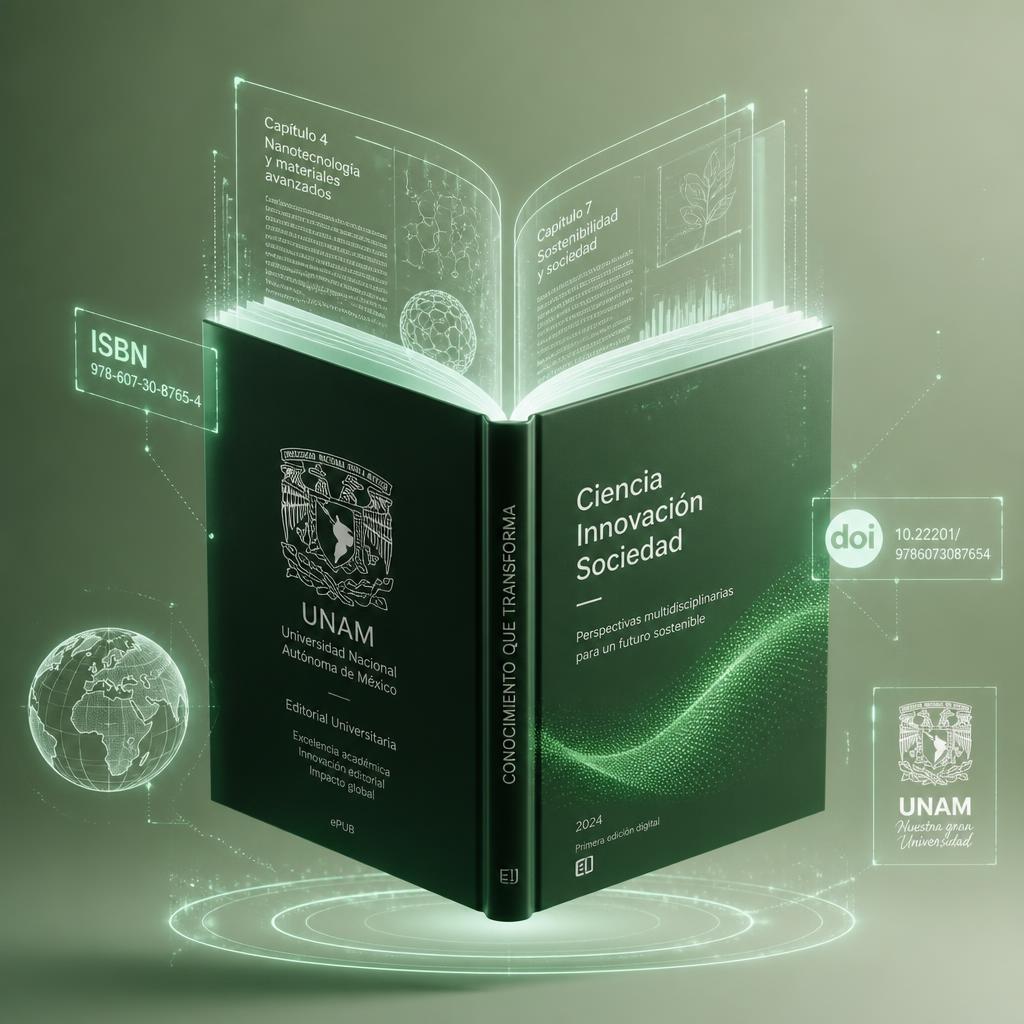 Libro académico UNAM con ISBN y DOI